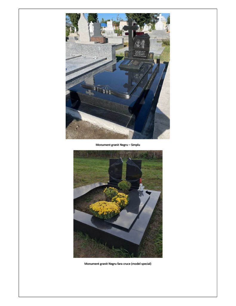 Model de ansamblu funerar prezentat pentru analiză
