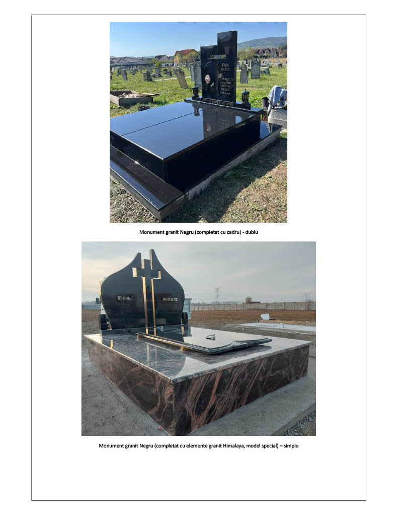 Monument funerar utilizat ca model de referință