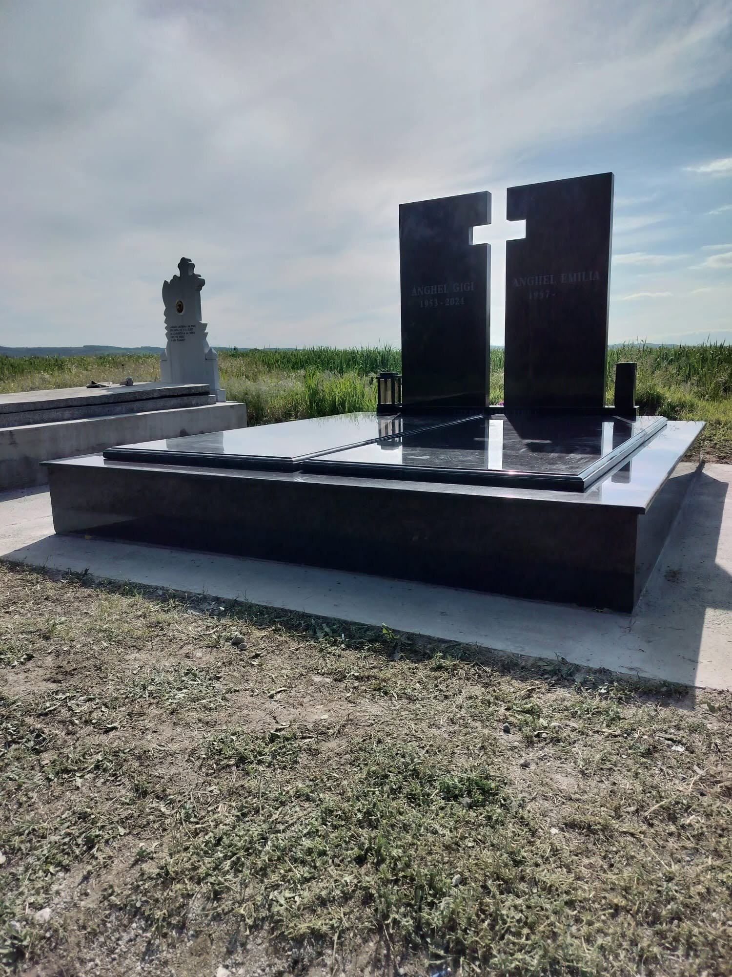 Model de monument funerar utilizat ca reper vizual