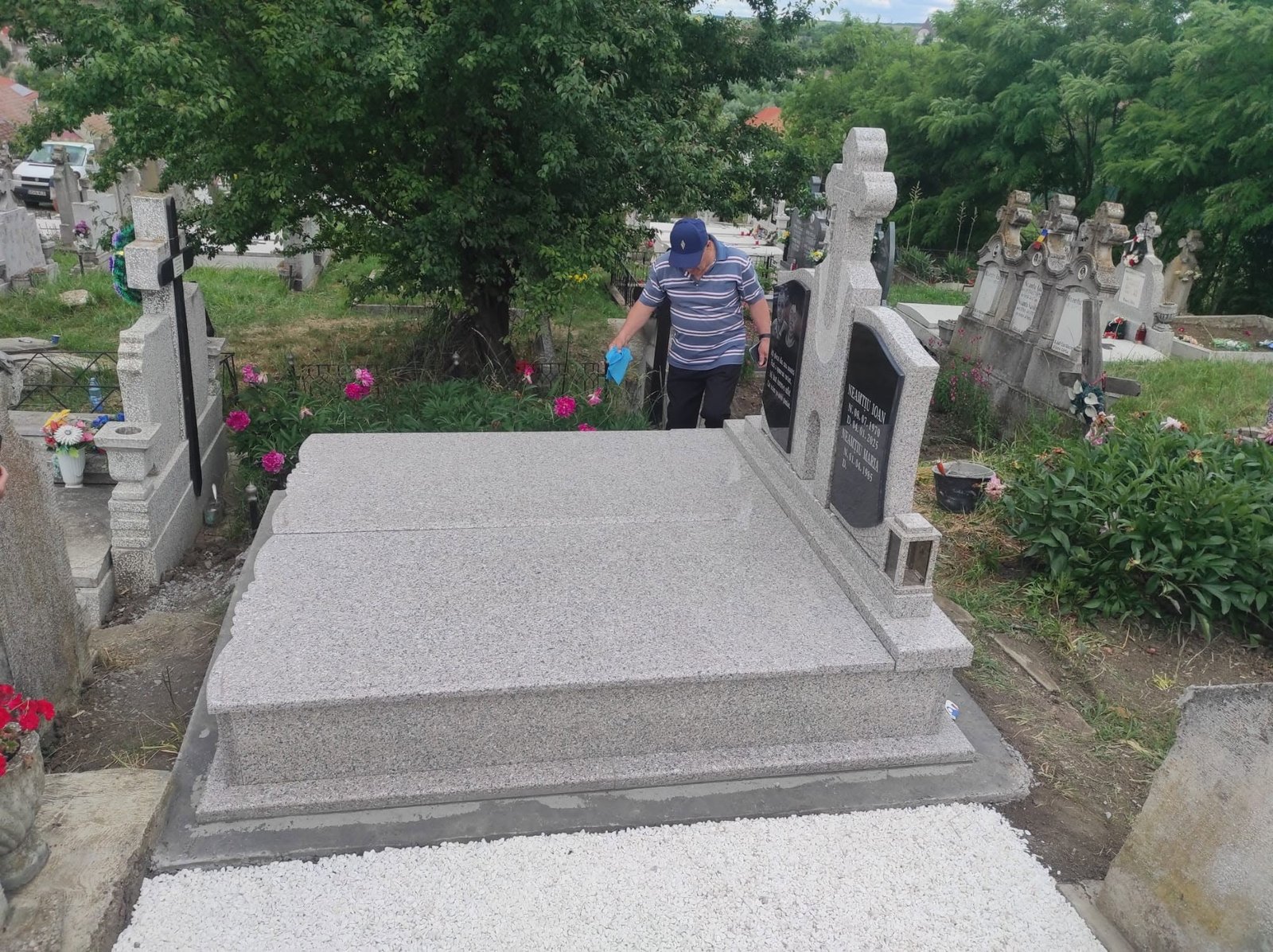 Model de monument funerar utilizat ca reper vizual