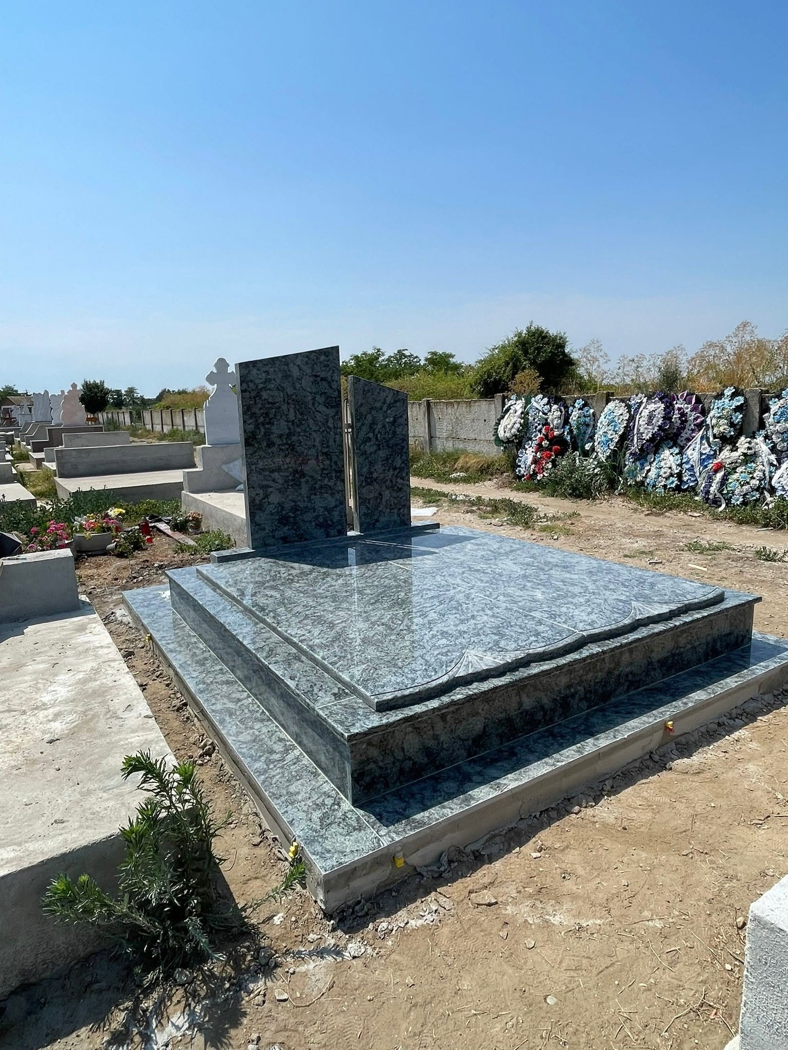 Model de monument funerar utilizat ca reper vizual