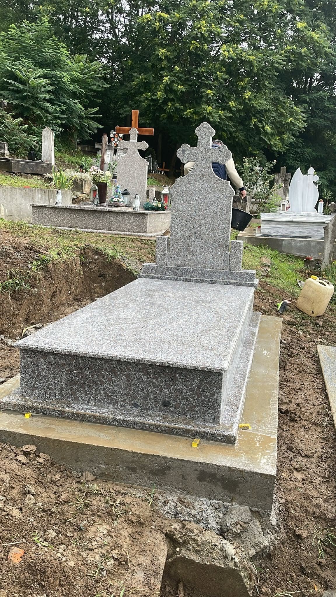 Model de monument funerar utilizat ca reper vizual