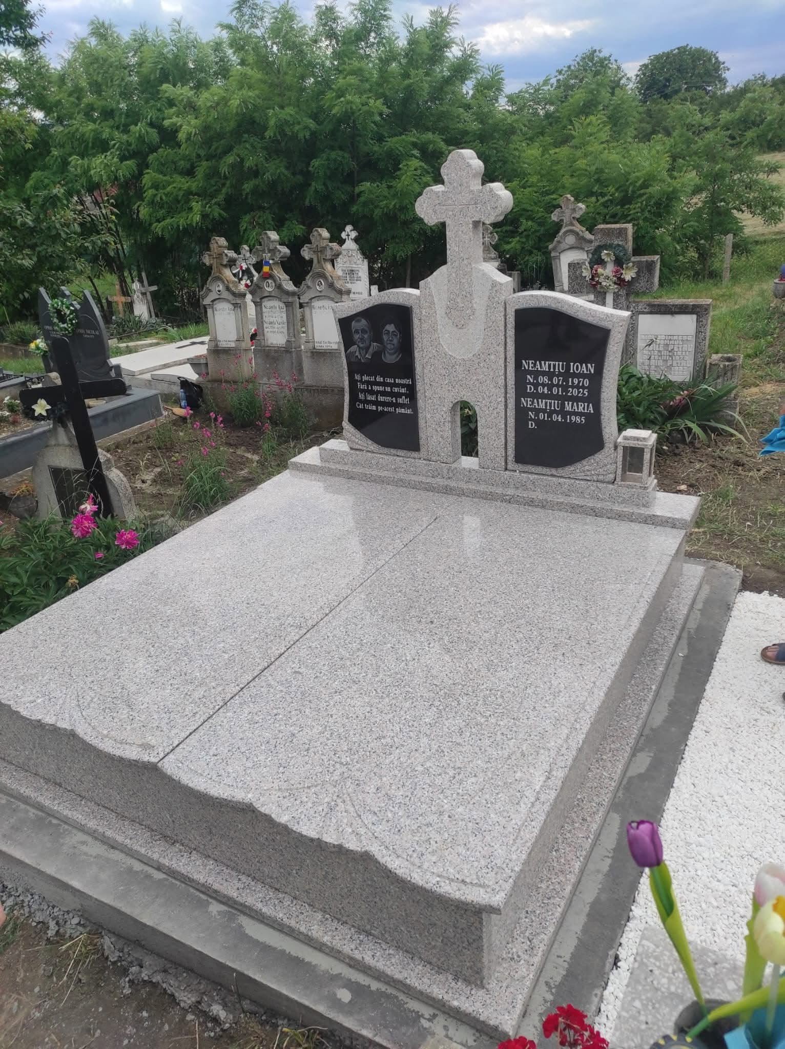 Model de monument funerar utilizat ca reper vizual