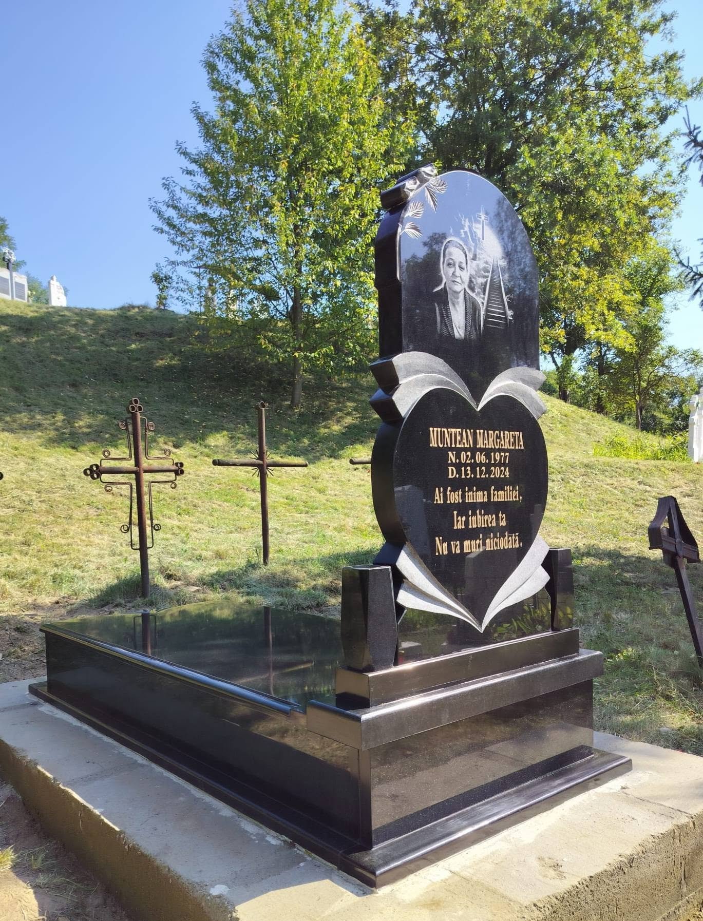 Model de monument funerar utilizat ca reper vizual