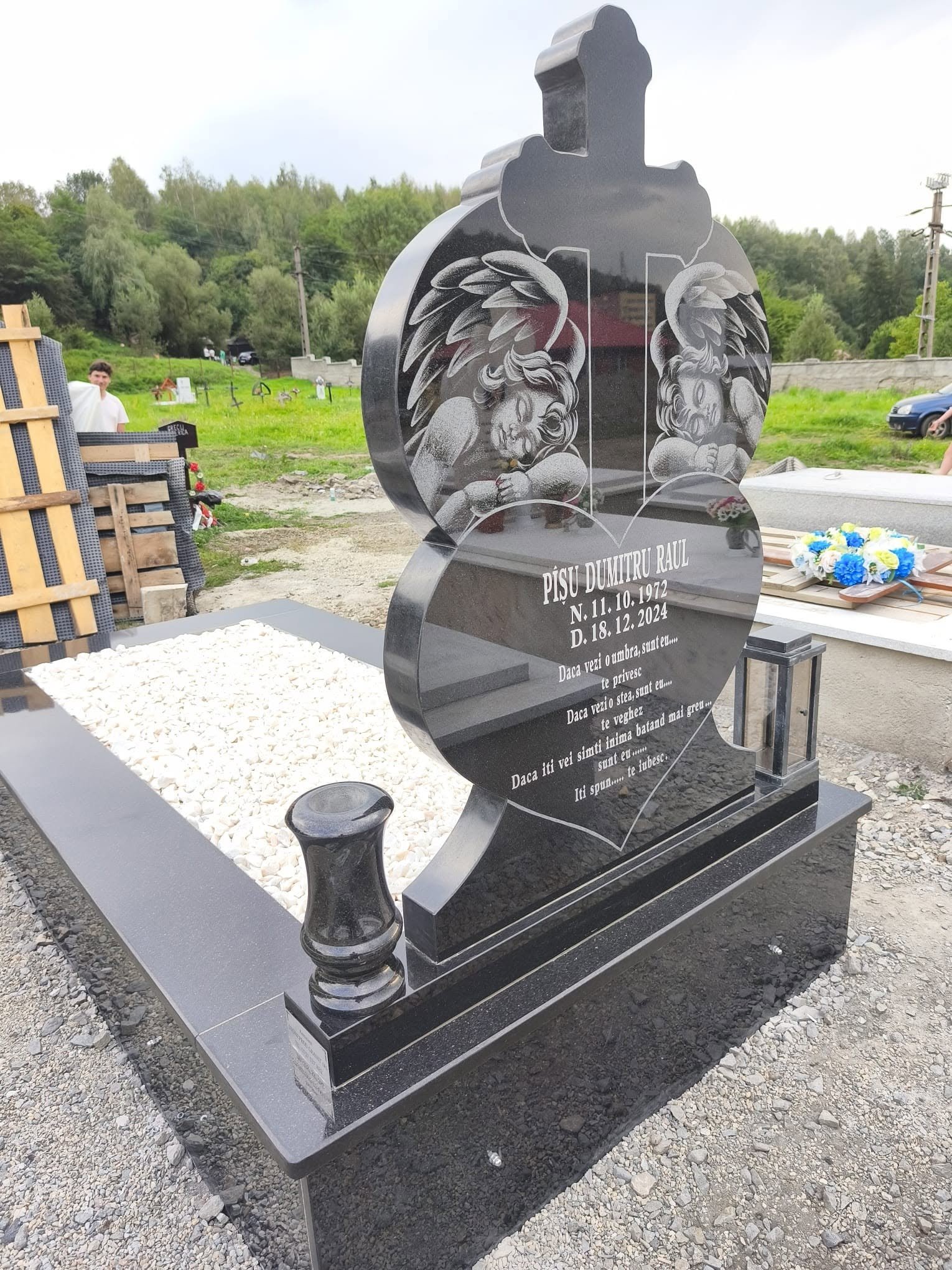 Model de monument funerar utilizat ca reper vizual