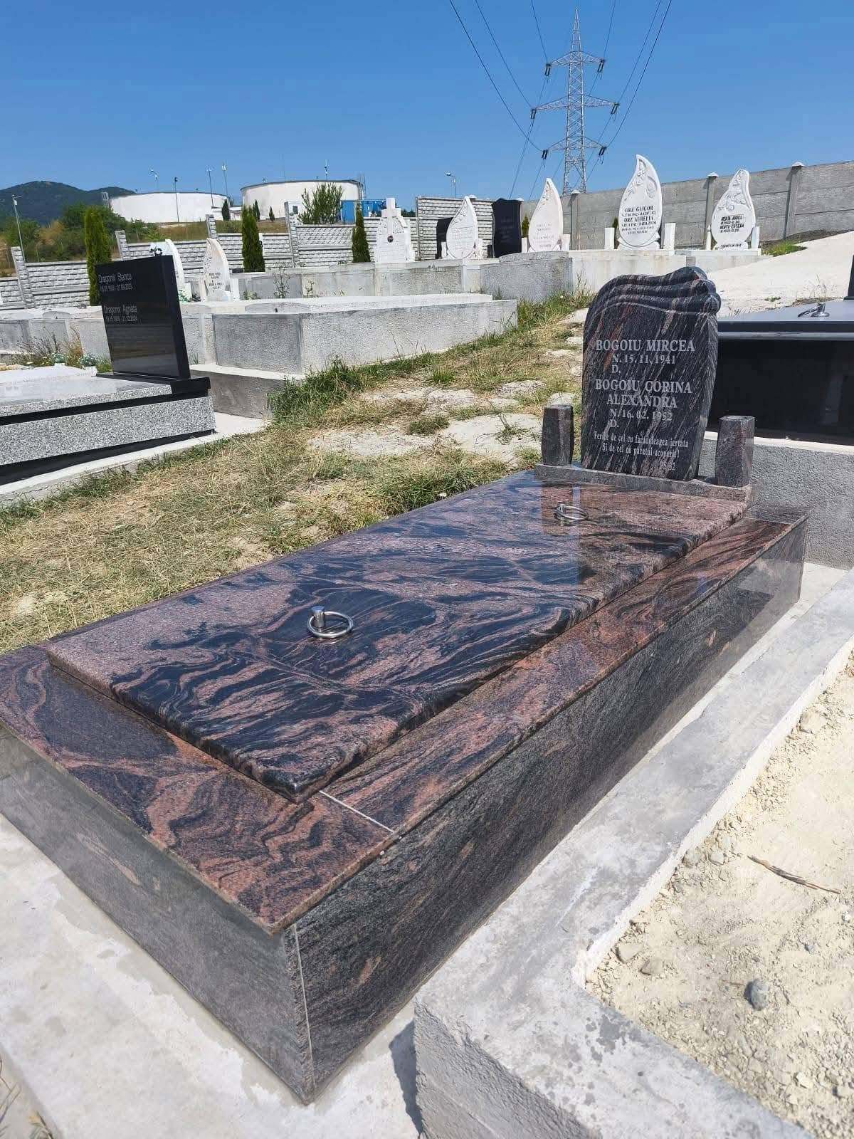 Model de monument funerar utilizat ca reper vizual
