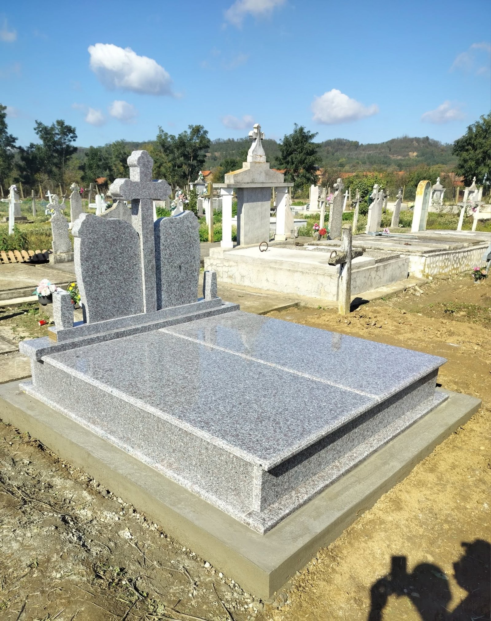 Model de monument funerar utilizat ca reper vizual