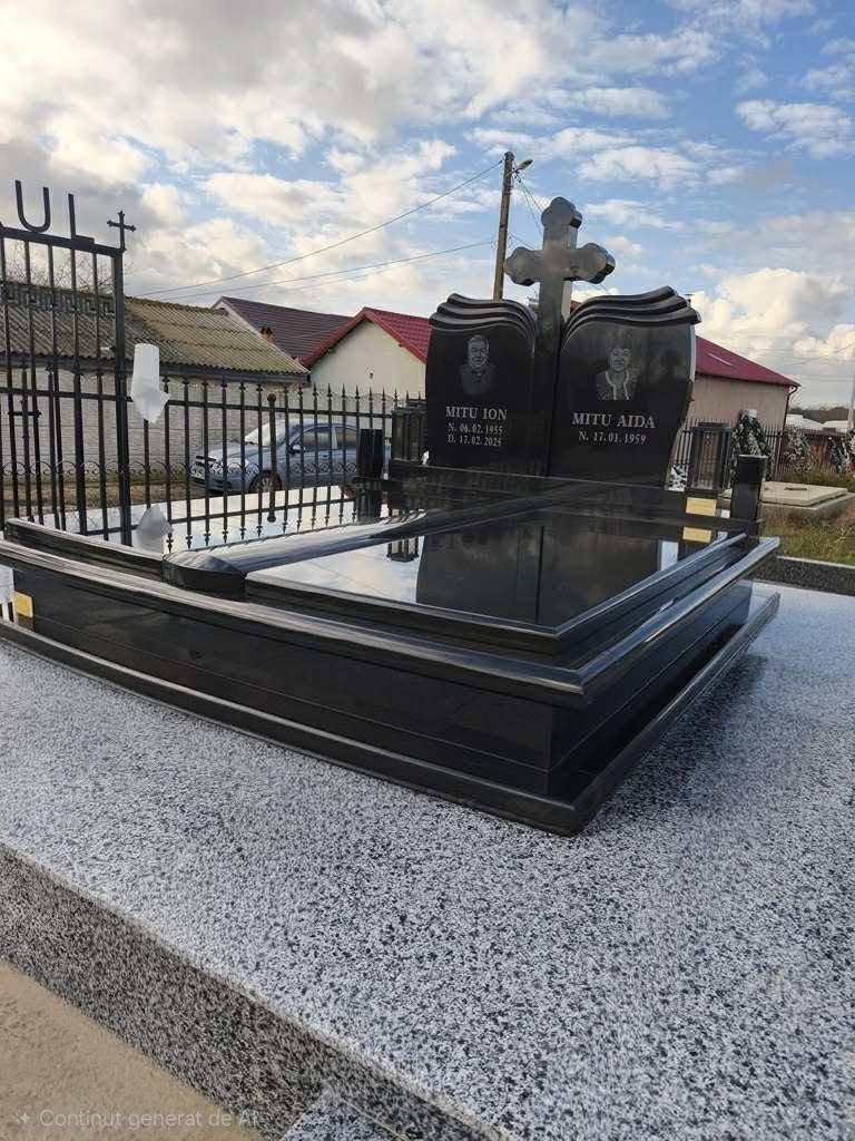Model de monument funerar prezentat ca referință